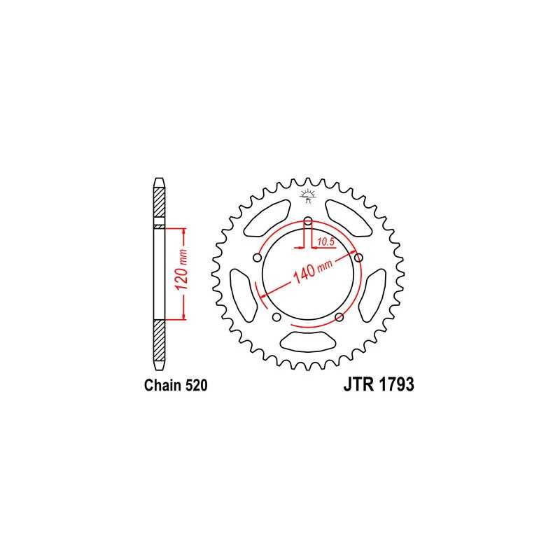 Ring, transmission, rear