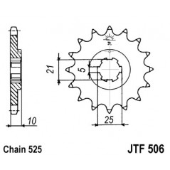 Pinion, attack, transmission front