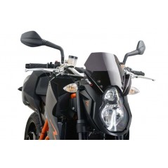 PUIG Cúpula Parabrisas y Accesorio para Viento las Manos de Moto Naked - Marca 4942