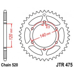 Ring, transmission, rear
