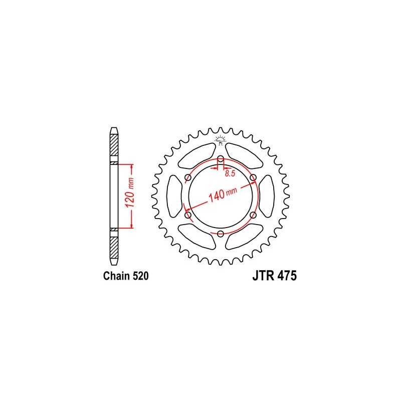 Ring, transmission, rear