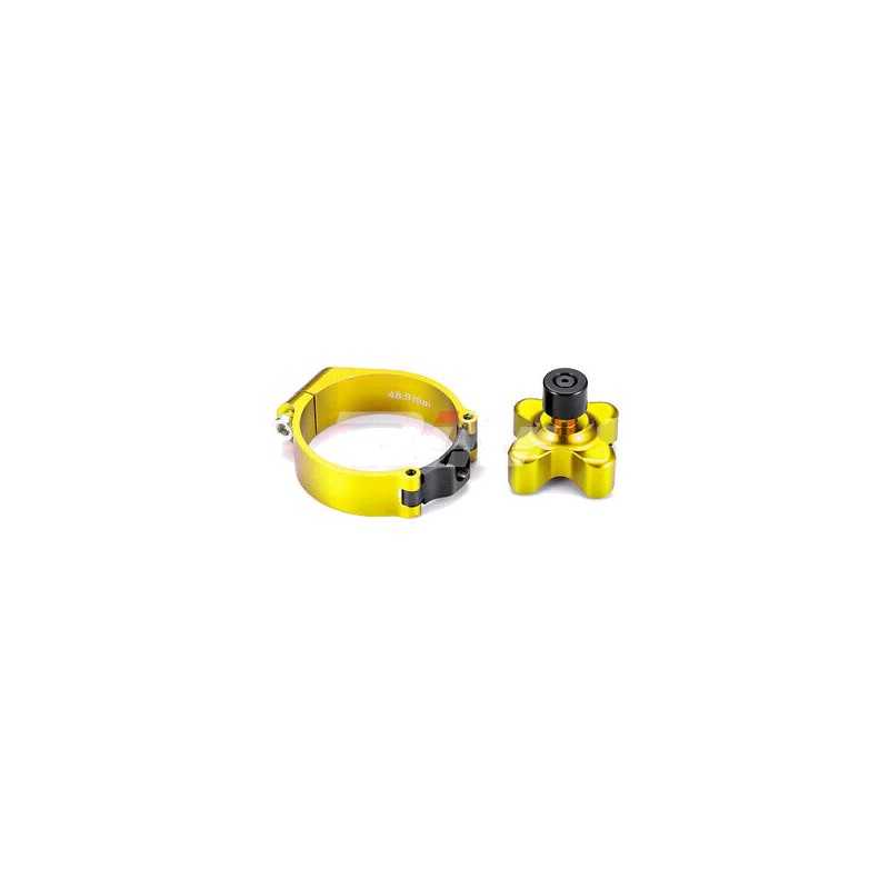 Yellow fork lock