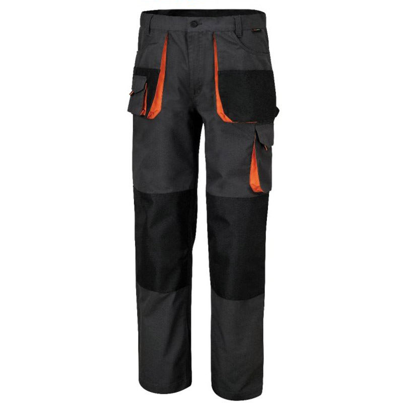 BETA Pantalon de trabajo bolsillos negro gris naranja 34826VAR