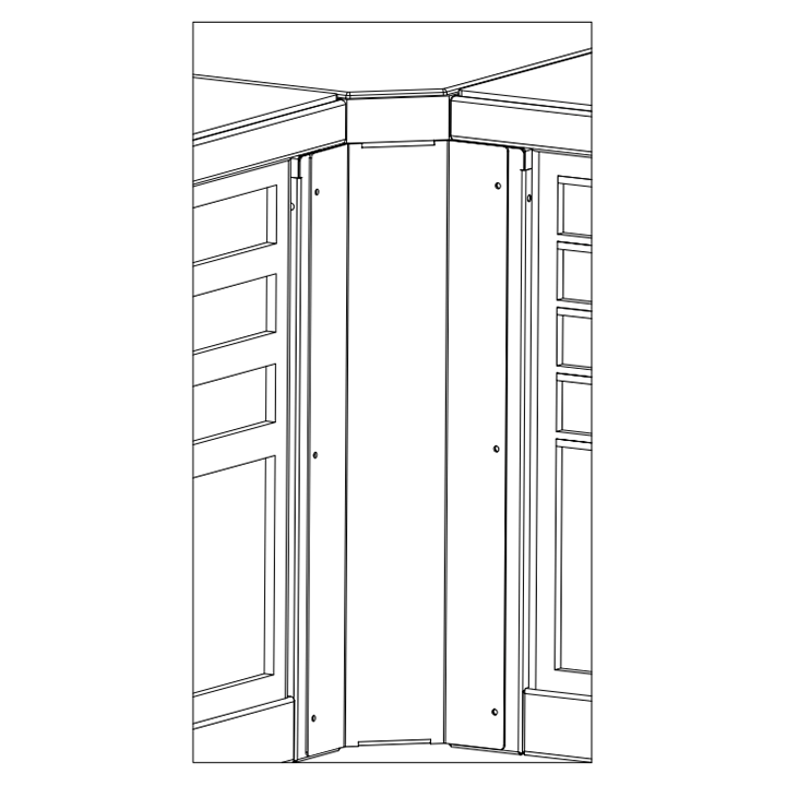 Connection, corner, work stations