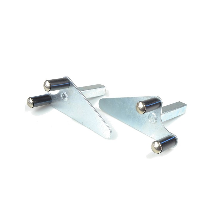 Pivot brackets for front stand under fork 