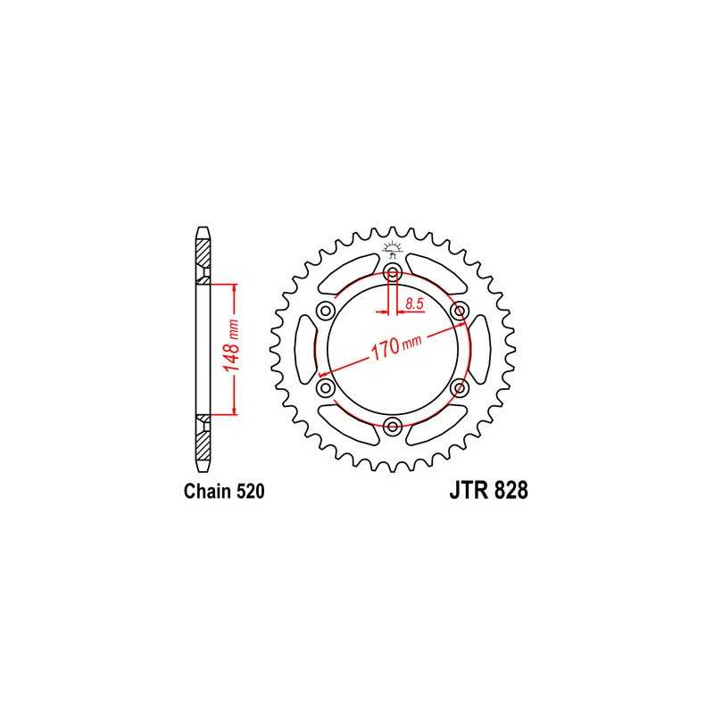Ring, transmission, rear