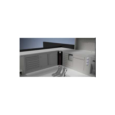 BIKE LIFT Panel de conexion esquina entre bancos trabajo 89080006