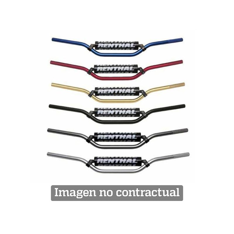 Handlebar enduro medium black with black pad 664-04-BK-01-185