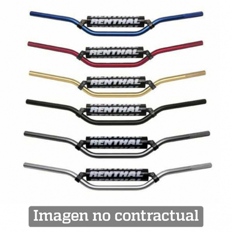 Handlebar enduro medium black with black pad 664-04-BK-01-185