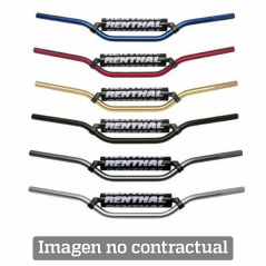 Handlebar enduro red with black pad 693-01-RD-01-185