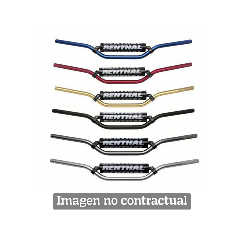 Handlebar enduro red with black pad 693-01-RD-01-185