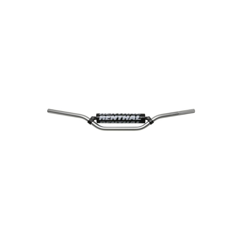 RENTHAL Manillar motocross CR low silver with black pad 790-02-SI-01-185 8779004