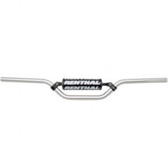 Handlebar minicross SX50 silver with black pad 825-01-SI-04-227