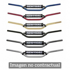 Motocross handlebar Reed / Windham titanium with black pad 966-05-TT-01-185