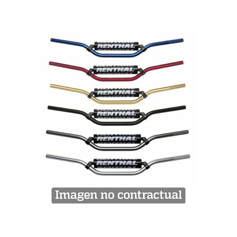 Motocross handlebar Reed / Windham titanium with black pad 966-05-TT-01-185