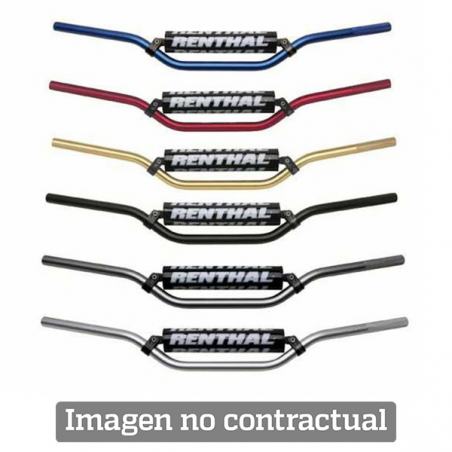 Motocross handlebar Reed / Windham titanium with black pad 966-05-TT-01-185