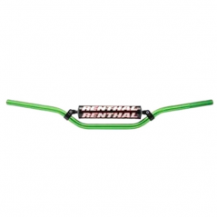 Motocross handlebar Carmichel green with black pad 971-08-GN-01-185