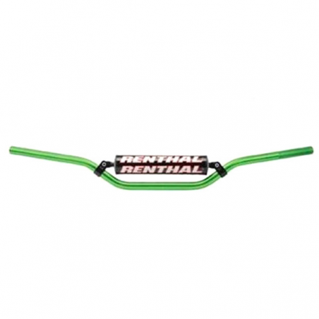 RENTHAL Manillar motocross Carmichel green with black pad 971-08-GN-01-185 8797102