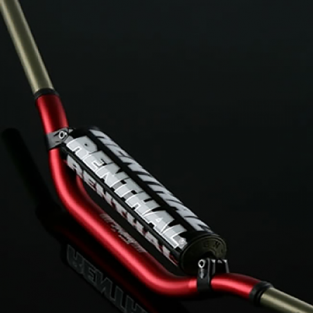 High motorcycle handlebar with TWINWALL protector