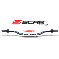 SCAR High aluminum handlebar without central bar with blood sausage O² RC 28.6 MM 4010003006VAR