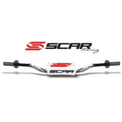 SCAR High aluminum handlebar without central bar with blood sausage O² RC 28.6 MM 4010003006VAR
