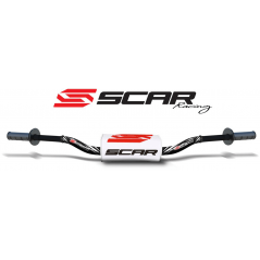SCAR High aluminum handlebar without central bar with blood sausage O² RC 28.6 MM 4010003006VAR