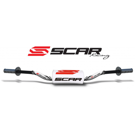 SCAR Aluminum handlebar without central bar with blood sausage O² 28.6 MM VILLOPOTO/STEWART 4010003802VAR