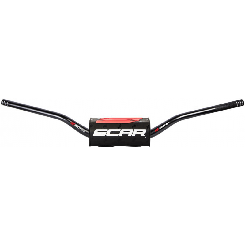 Aluminum handlebar without central bar with O² 28.6 MM blood sausage