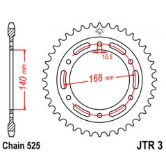 Ring, transmission, rear