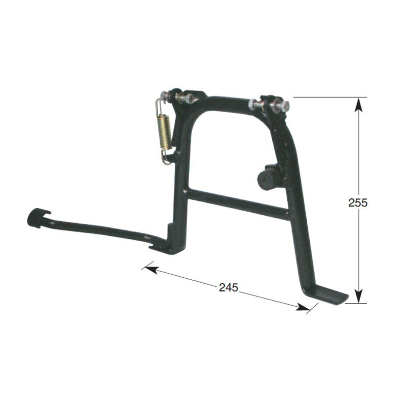 BUZZETTI Caballete central pata soporte completo rueda 12 19294