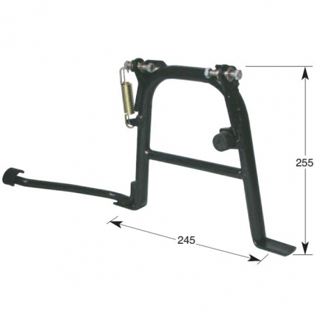 BUZZETTI Caballete central pata soporte completo rueda 12 19294