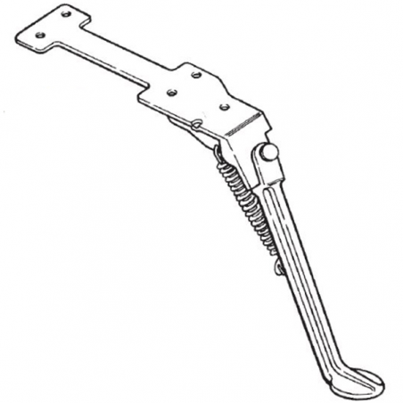 BUZZETTI Caballete lateral pata soporte 19180