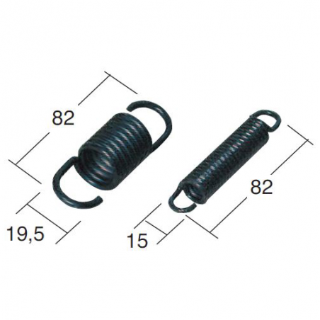 SET, SPRINGS FOR SAWHORSE, CENTRAL
