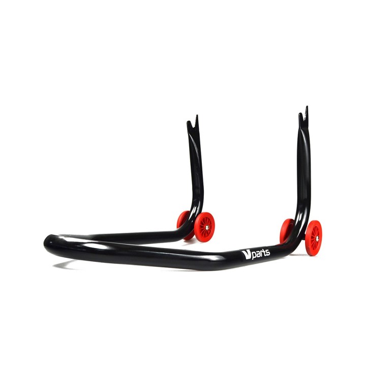 V Parts garage / paddock rear stand for motorcycles with diabolos - Height 350mm