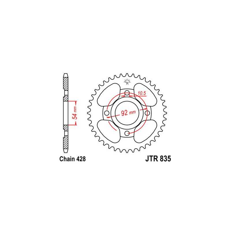 Ring, transmission, rear