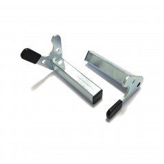 Rear stand with brackets for swingarm spools