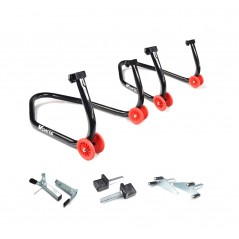 BIHR Caballetes universales delantero y trasero + 3 soportes 87586
