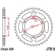 Ring, transmission, rear