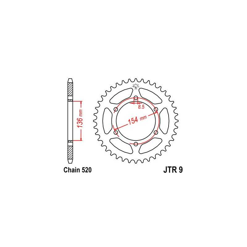 Ring, transmission, rear
