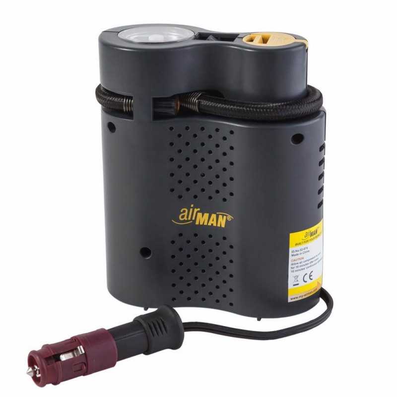 AIR MAN TOUR high pressure compressor with adapters for bicycles and balls 32590