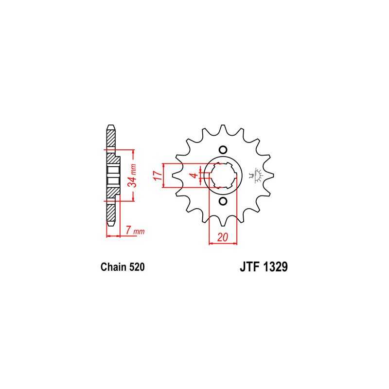 Pinion, attack, transmission front