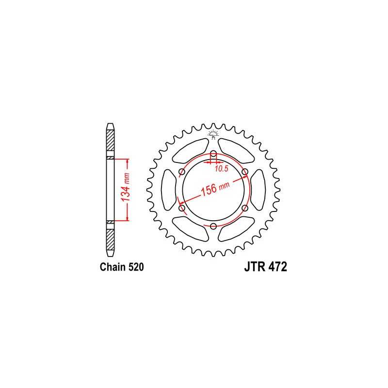 Ring, transmission, rear