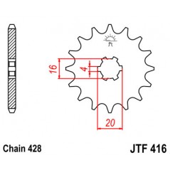 Pinion, attack, transmission front