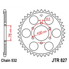 Ring, transmission, rear