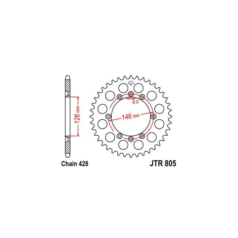 Ring, transmission, rear
