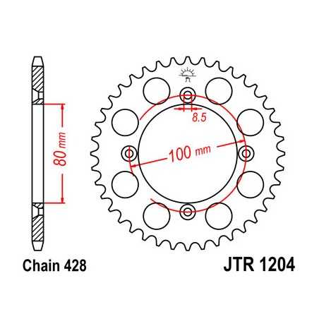 Ring, transmission, rear