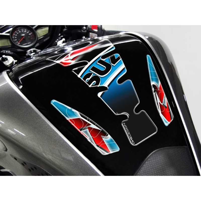 Tank protective adhesive sticker suzuki logo