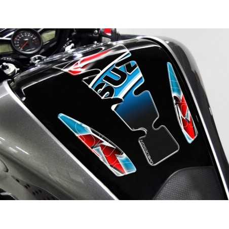 Tank protective adhesive sticker suzuki logo