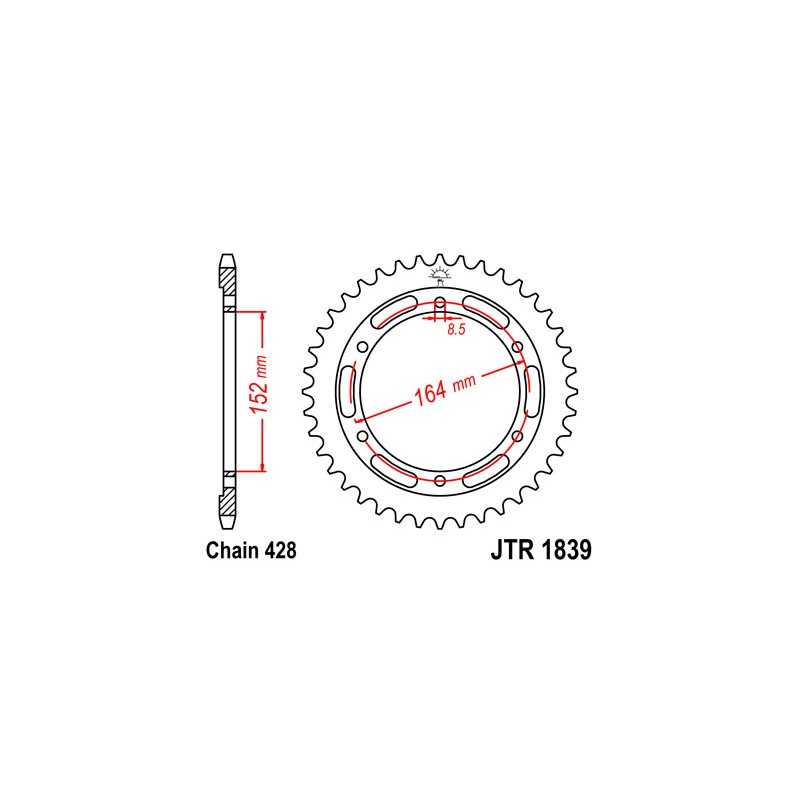 Ring, transmission, rear