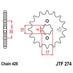 Pinion, attack, transmission front